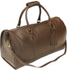 brown real leather holdall, gym bag, travel bag, high quality leather, robust bag, cabin bag, duffle bag