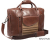 laptop compatible 5native brown olive tan real leather trendy laptop bag, portfolio bag, business bag with unique design 8