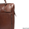 laptop compatible 5native brown olive tan real leather trendy laptop bag, portfolio bag, business bag with unique design 11
