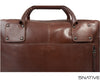 laptop compatible 5native brown olive tan real leather trendy laptop bag, portfolio bag, business bag with unique design 5