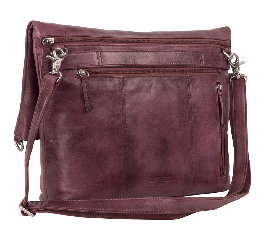 STOCKHOLM LARGE SHOULDER BAG IN BLACKBERRY