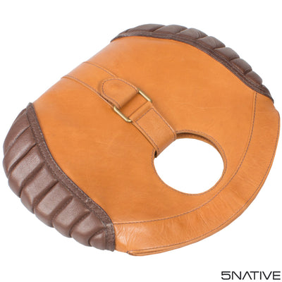 5native brown tan real leather trendy ladies clutch bag with unique design 5