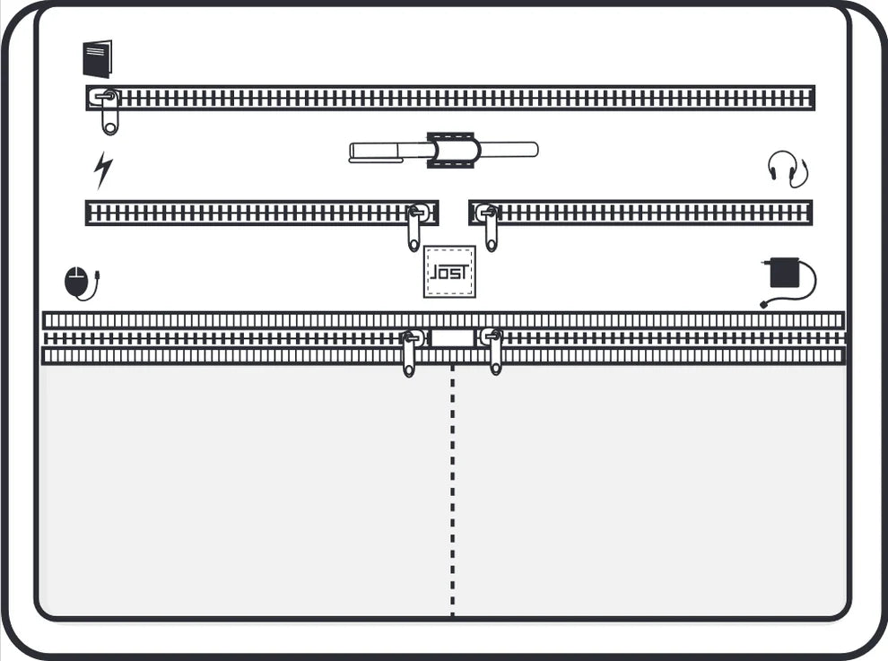 JOST STOCKHOMN 4693 BLACK LEATHER BUSINESS BAG