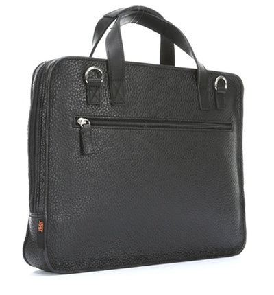 JOST COPENHAGEN 2061 BLACK LEATHER BRIEFCASE