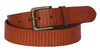 CASUAL MEN'S BELT MADE FROM TAN REAL LEATHER. GREAT FOR A TRENDY LOOK