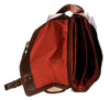 JOST RANDERS 2442 COGNAC LEATHER LARGE MESSENGER BAG