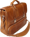 HIDEONLINE HAND CRAFTED TAN LEATHER BRIEFCASE