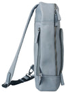 HIDEONLINE DUSTY BLUE REAL LEATHER BACKPACK / SLING BAG