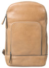 HIDEONLINE TAN/ COGNAC REAL LEATHER BACKPACK / SLING BAG