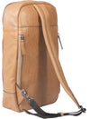 HIDEONLINE TAN/ COGNAC REAL LEATHER BACKPACK / SLING BAG