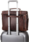 LEONHARD HEYDEN ROMA 5372 BROWN LEATHER BRIEFCASE