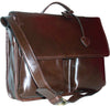 CHESTNUT BROWN REAL LEATHER ORGANISER BAG, SHOULDER BAG, LAPTOP BAG