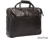 5native black grey olive real leather trendy laptop bag, portfolio bag, business bag  with unique design 8