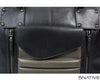 5native black grey olive real leather trendy laptop bag, portfolio bag, business bag  with unique design 5