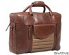 5native brown olive tan real leather trendy laptop bag, portfolio bag, business bag with unique design 1