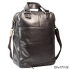 5native black grey olive real leather trendy laptop bag, mens tote bag, business bag with unique design 8