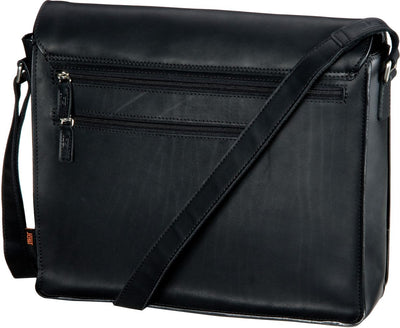 JOST FUTURA 8645 BLACK LEATHER LARGE SHOULDER / MESSENGER BAG