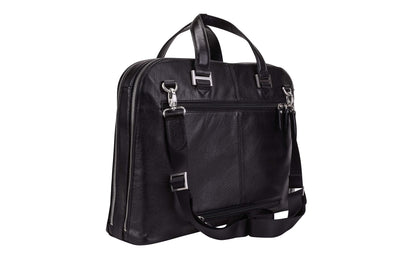 LEONHARD HEYDEN MONTPELLIER LARGE LADIES BUSINESS BAG IN BLACK