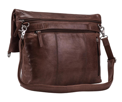 STOCKHOLM LARGE SHOULDER BAG IN BROWN