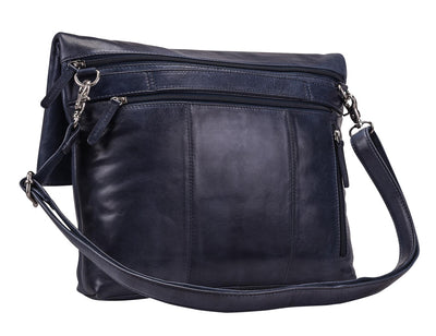 STOCKHOLM LARGE SHOULDER BAG IN BLUE