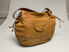 fossil mustard, yellow, tan real leather shoulder bag 1