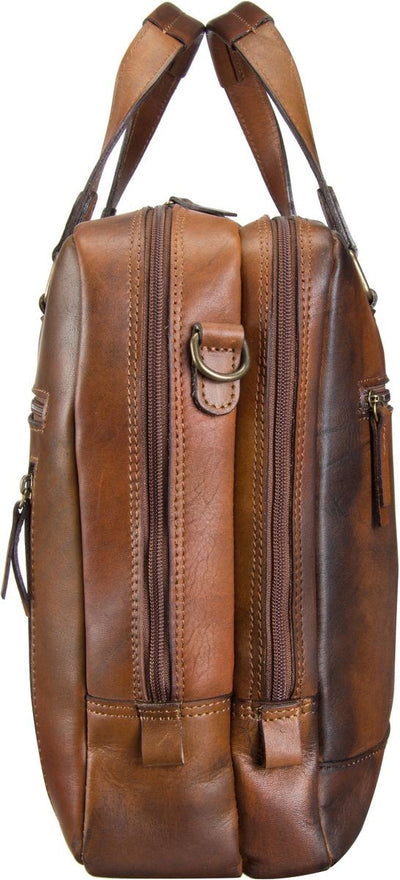 JOST RANDERS 2482 SHORT HANDLE LARGE BUSINESS BAG / BRIEFCASE / LAPTOP BAG