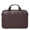 KNOMO STANFORD BROWN REAL LEATHER BRIEFCASE LAPTOP BAG
