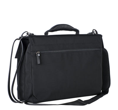 LEONHARD HEYDEN SOHO 7731 BLACK BRIEFCASE 2 COMPARTMENTS