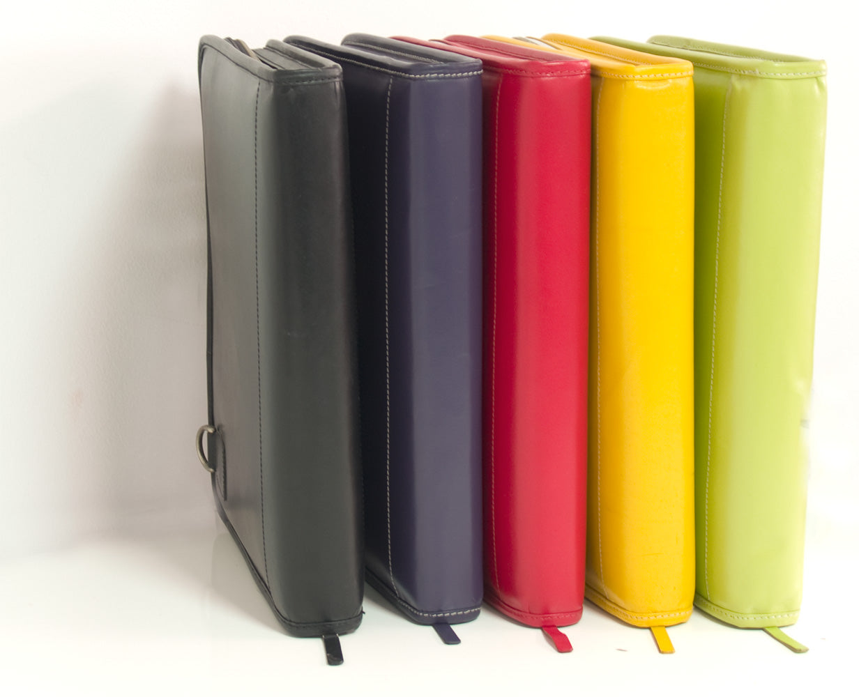 TRENDY GREEN REAL LEATHER FOLDER BAG