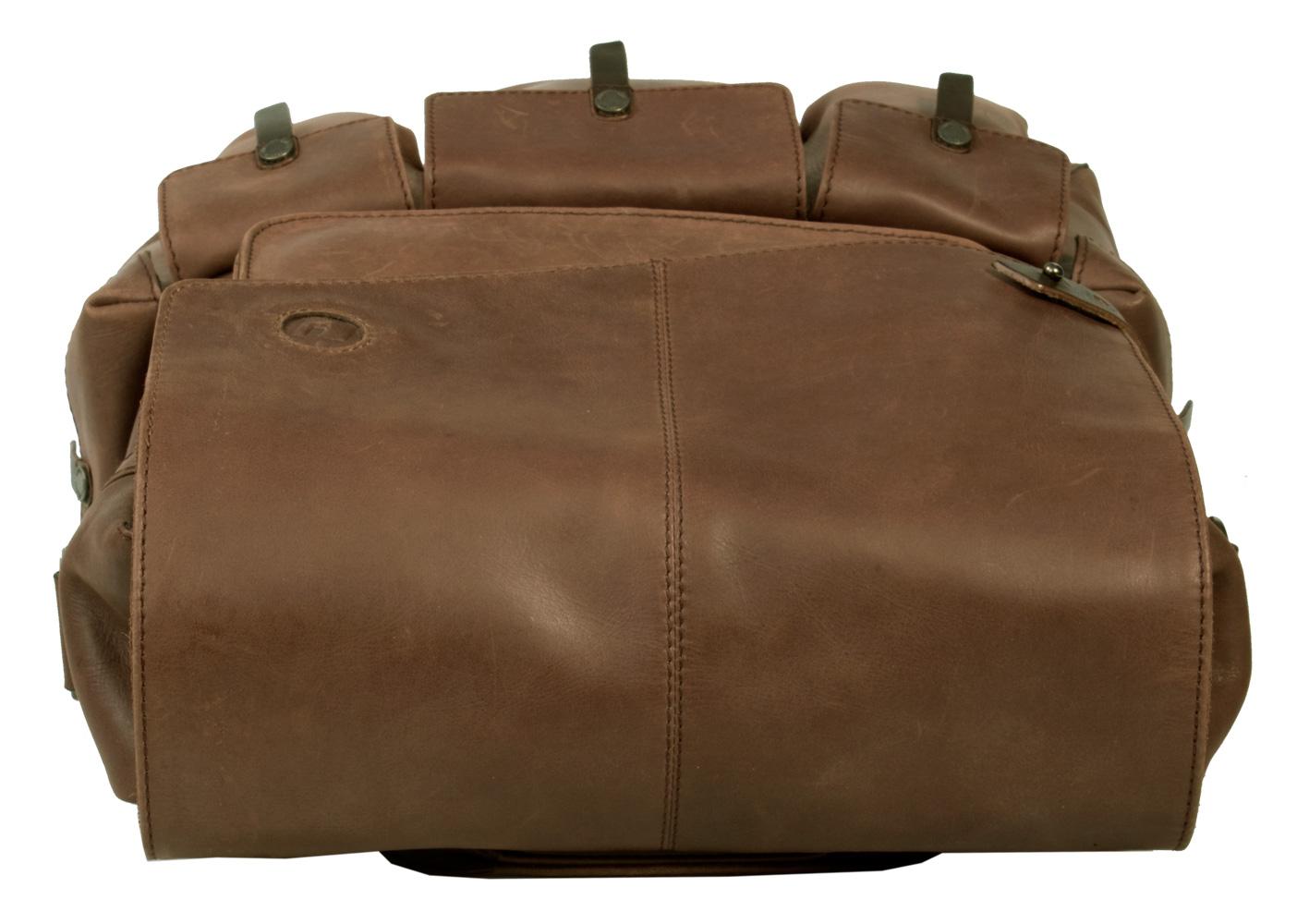 UBERBAG INSIGNIA BROWN LEATHER BACKPACK