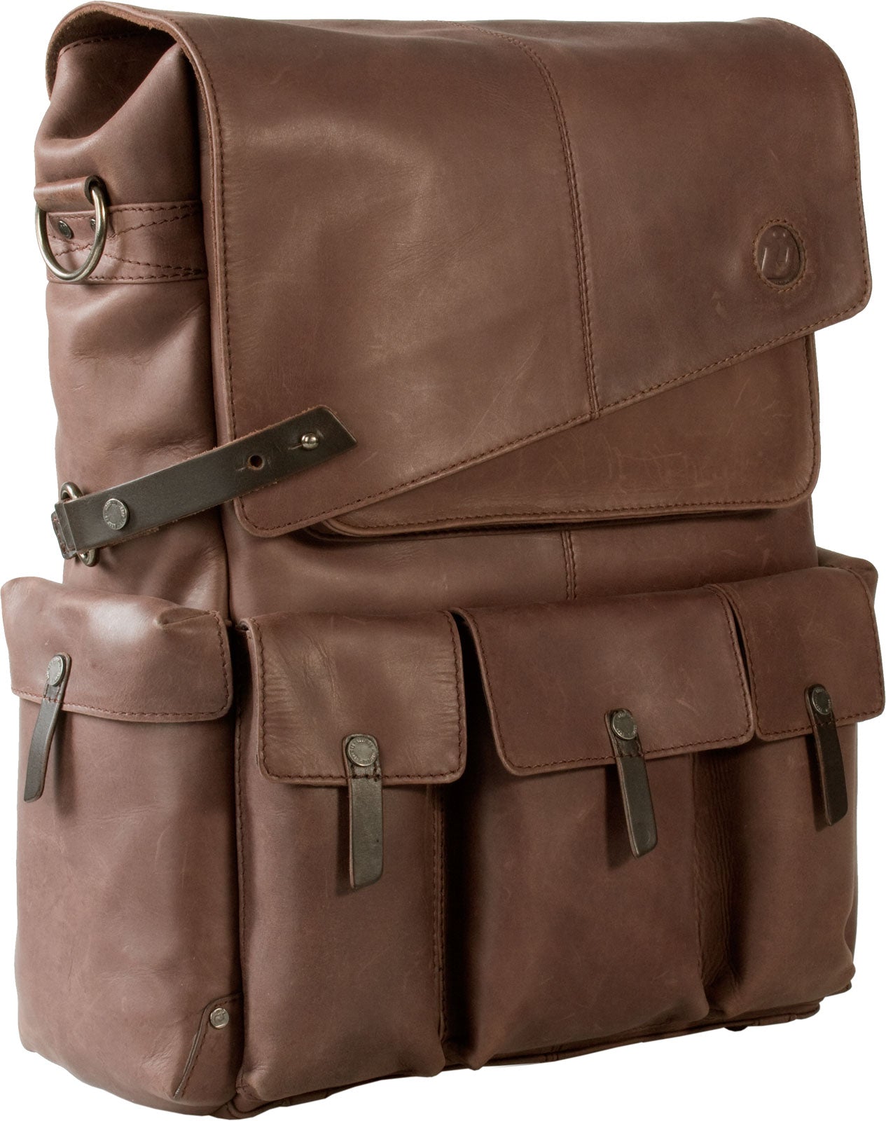 FREE UBERBAG CLUTCH WORTH £119 WITH UBERBAG INSIGNIA BROWN LEATHER BACKPACK