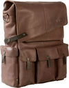 UBERBAG INSIGNIA BROWN LEATHER BACKPACK