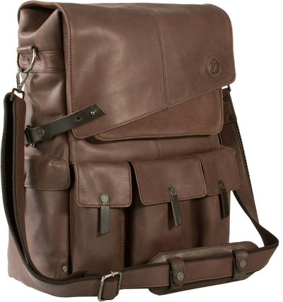 FREE UBERBAG CLUTCH WORTH £119 WITH UBERBAG INSIGNIA BROWN LEATHER BACKPACK
