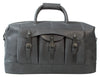 COMBO UBERBAG GOBI GRAPHITE GREY LEATHER HOLDALL BAG / MESSENGER BAG