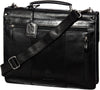 LEONHARD HEYDEN CAMBRIDGE 5250 REAL LEATHER BRIEFCASE IN RED BROWN