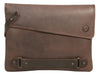 UBERBAG INSIGNIA MEN'S BROWN LEATHER CLUTCH