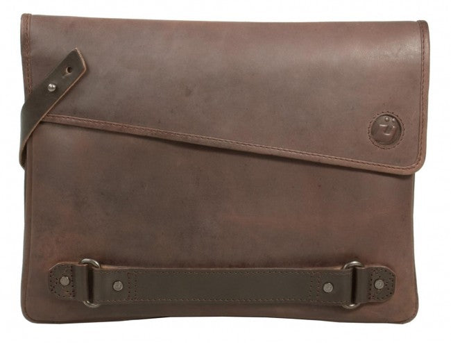 FREE UBERBAG CLUTCH WORTH £119 WITH UBERBAG INSIGNIA BROWN LEATHER LAPTOP BAG