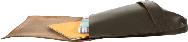 FREE MATCHING UBERBAG CLUTCH WORTH £119 WITH PIMLICO VEGETABLE TANNED BROWN LEATHER SATCHEL / BACKPACK