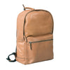 HIDEONLINE TAN COGNAC REAL LEATHER LAPTOP BACKPACK