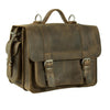 PIMLICO CRAZY HORSE STONE BROWN LEATHER SATCHEL / BACKPACK Special