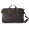 Aunts and uncles ducktail tobacco brown large messenger bag 7