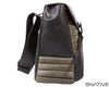 5native  black grey olive real leather trendy messenger bag with unique design 4
