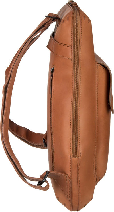 JOST FUTURA 8623 COGNAC LEATHER BACKPACK