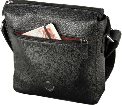 JOST COPENHAGEN 2055 BLACK LEATHER SMALL MESSENGER BAG