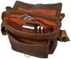 JOST RANDERS 2440 COGNAC LEATHER SMALL MESSENGER BAG / CITY BAG