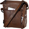 JOST RANDERS 2451 COGNAC LEATHER SMALL MESSENGER BAG / POST BAG