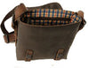 AUNTS & UNCLES LUCKY LOSER COFFEE/ BROWN LEATHER SMALL POSTBAG