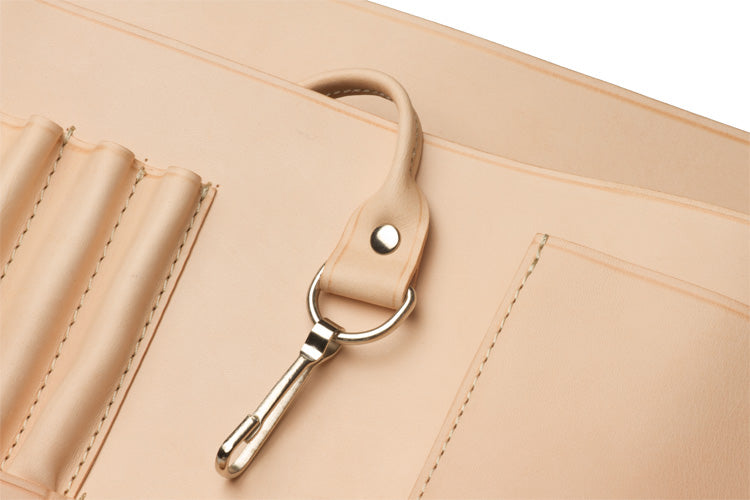 ANGEL NATURAL VEGETABLE TANNED LEATHER SMALL SATCHEL / BACKPACK