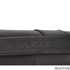 5native black grey olive real leather trendy medium messenger bag, iPad compatible with unique design 3