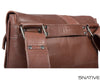 5native brown olive tan real leather trendy medium messenger bag, iPad compatible with unique design 2